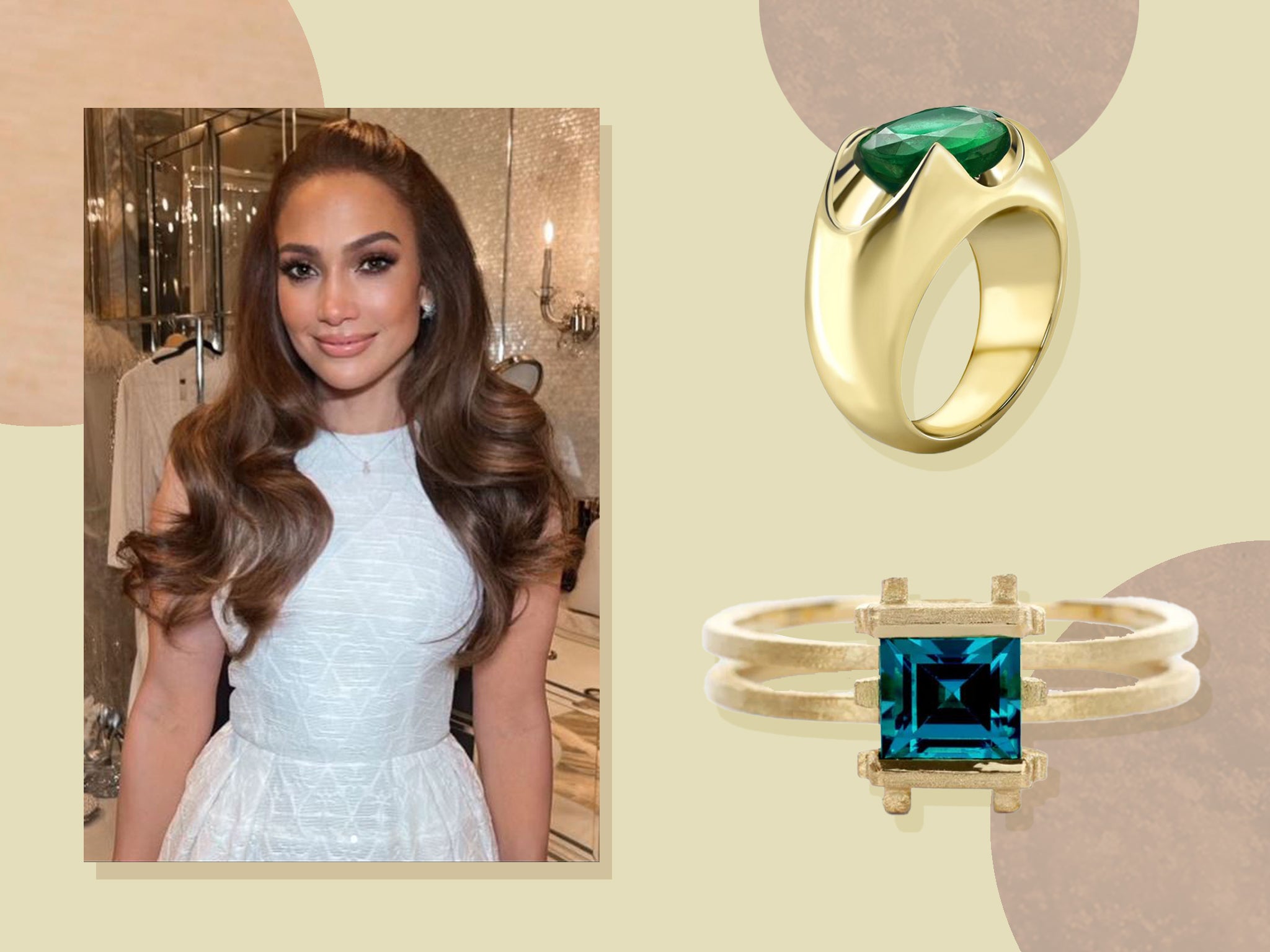 Jennifer lopez's engagement on sale ring